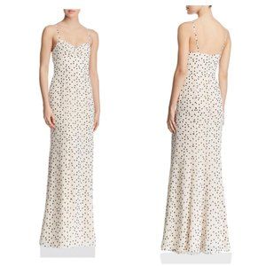 Fame And Partners Womens Polka Dot Maxi Dress